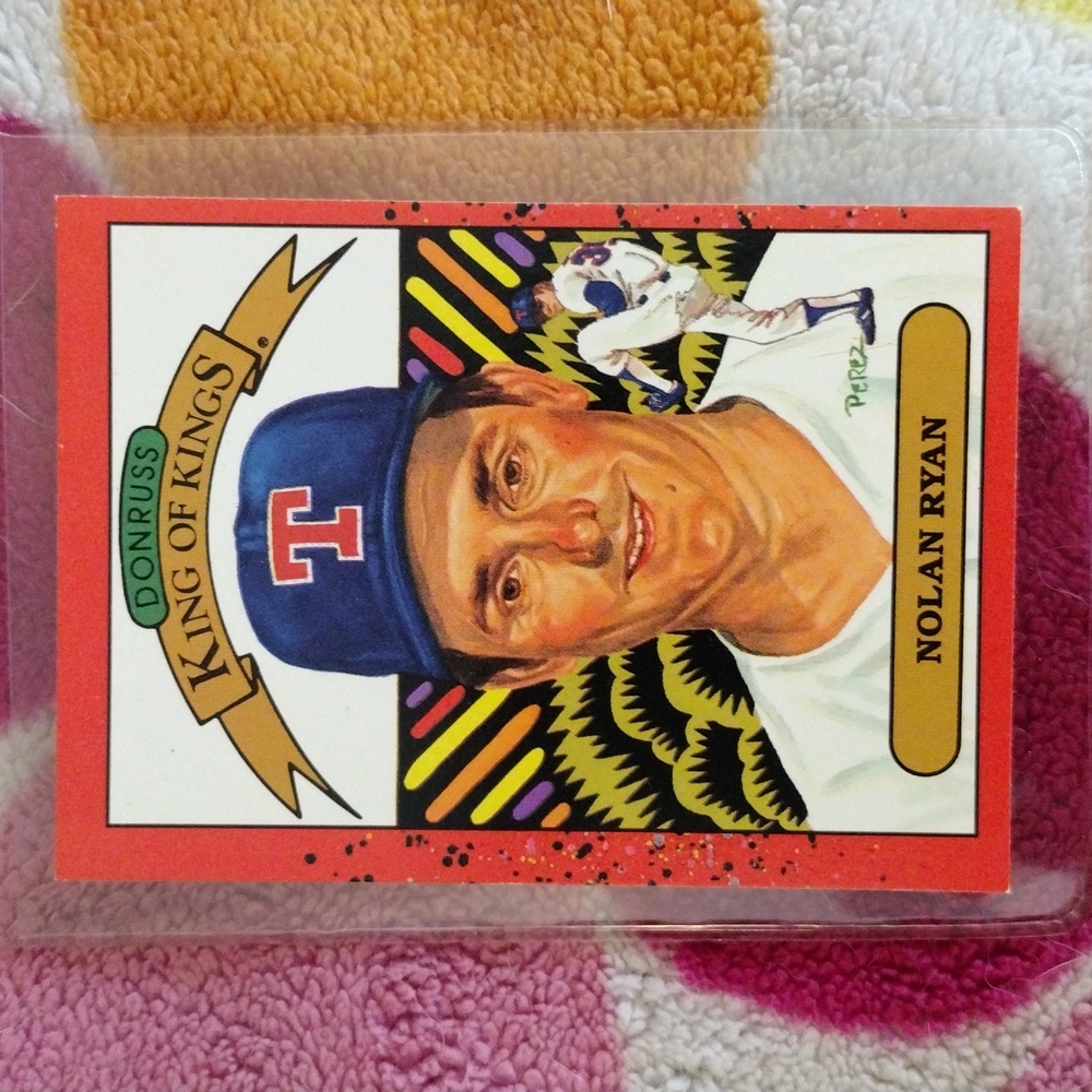 RARE! 1989 Donruss Nolan Ryan error card #659